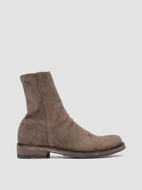 LEGRAND 171 - Brown Suede Zipped Boots Storm Mode