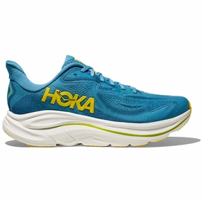 All Day Travel Tide Jog Hoka Clifton 10 Alpine Blue/Foggy Night Running Shoe (Men's)