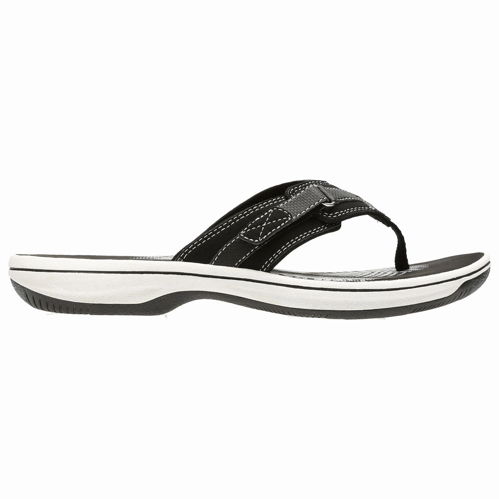 Clarks Breeze Sea Sandal Black (Women's) Light Style