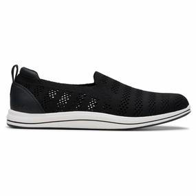 Dance Mood Clarks Breezey Izzy Black Slip-On Shoe (Women's)