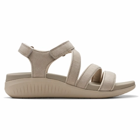 Clarks Glide Hi Ella Stone Sandal (Women's) Style Pair
