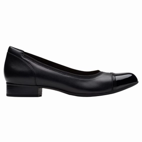 Street Spark Collectible Item Clarks Krystine May Black Leather Pump (Women's)