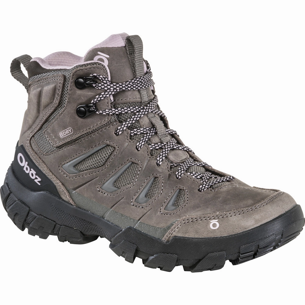 Light material Heat Day Oboz Sawtooth X Mid Charcoal Hiking Boots (Women's)