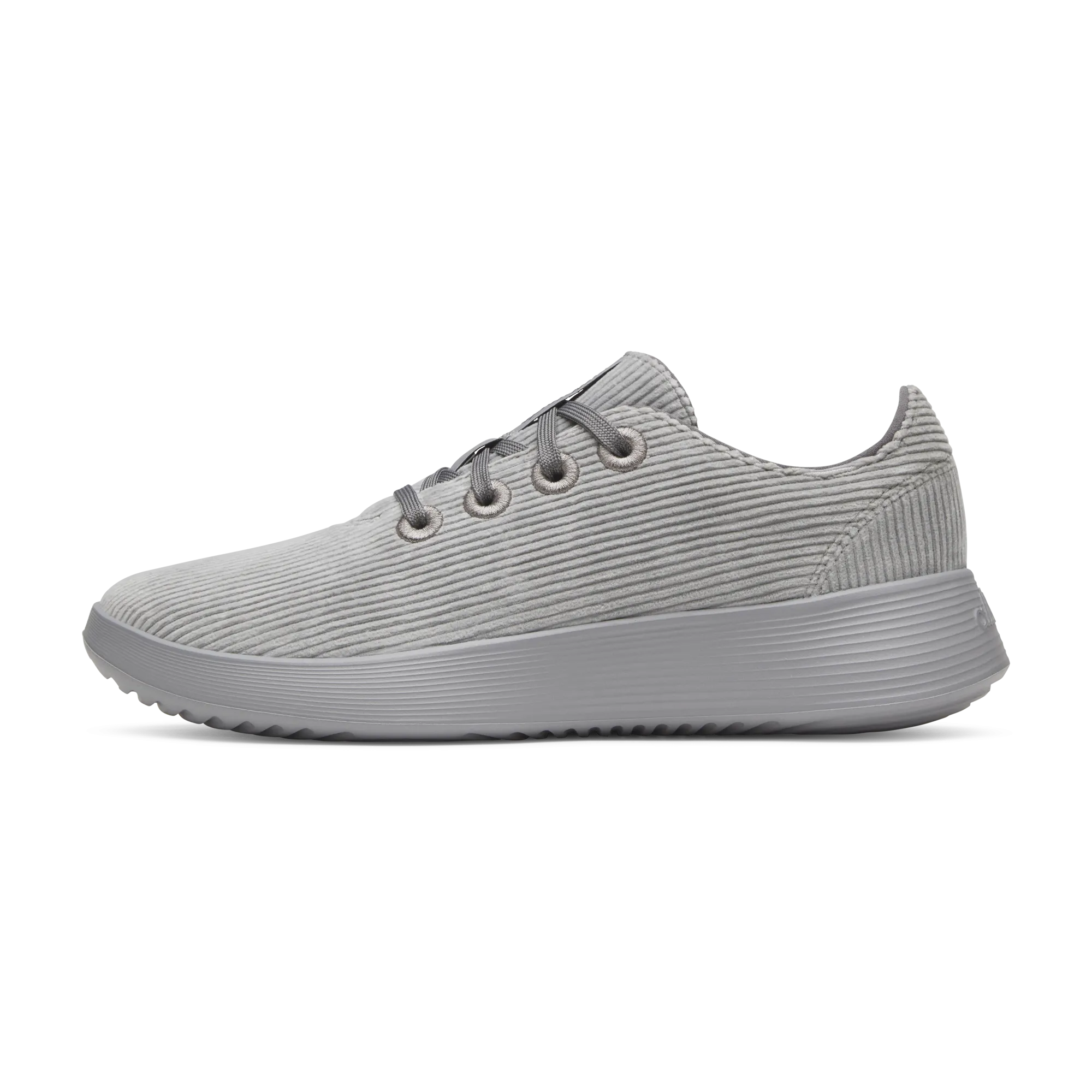 Women's Runner Go - Corduroy - Medium Grey (Medium Grey Sole) Cotton Base Urban Walk