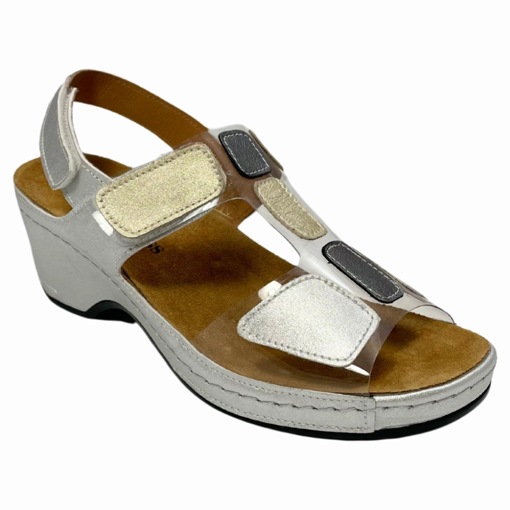 Weight Distribution System Comfort Class Preakness Metallic Combo Sandal (Women's)