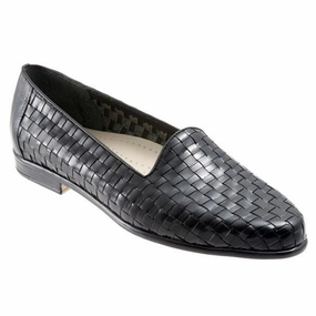 City Dash Fresh Guard Trotters Liz Black Woven Leather (Women's)