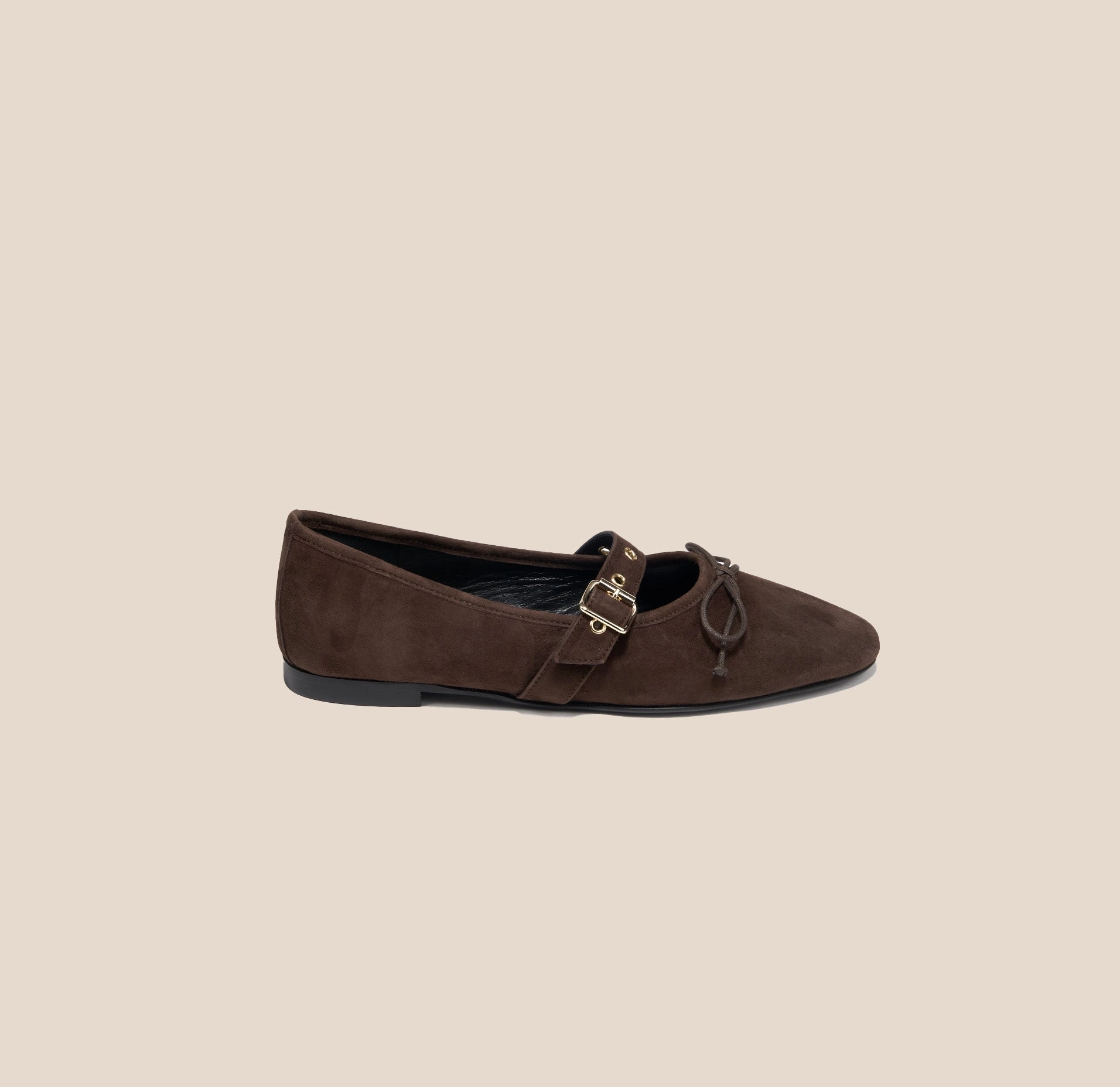 Como Buckle - Chocolate Suede Easy Footwear Breathable Step