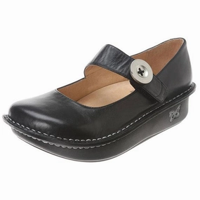 Alegria Paloma Mary Jane in Black Nappa (Women's) Indoor outdoor use Gentle Walk