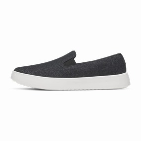 Women's Wool Cruiser Slip On - Natural Black (Blizzard Sole) Cozy Fit Quick Fit Shoes