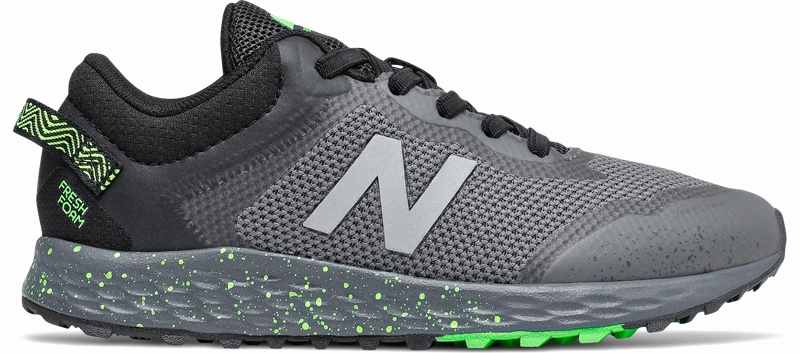 Memory Foam Casual Wear Fresh Foam Arishi - Lead / Black / Energy Lime Slip-On