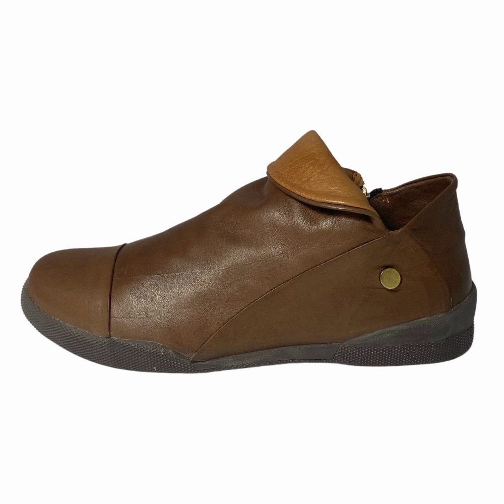 Andrea Conti Flipside Dark Brown/Cognac Shoe (Women's) Park Picnic