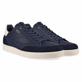 Mixed Texture Long distance Ecco Street Lite Luxe Night Sky/Marine/Limestone Sneaker (Men's)