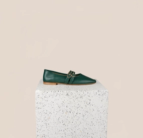 Como 2 Buckle - Forest Leather Chic Comfort Life Joy