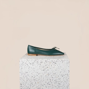 Breathable Lining Como - Forest Green Leather