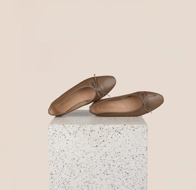 Como - Perforated Taupe (cap toe) Cold Block