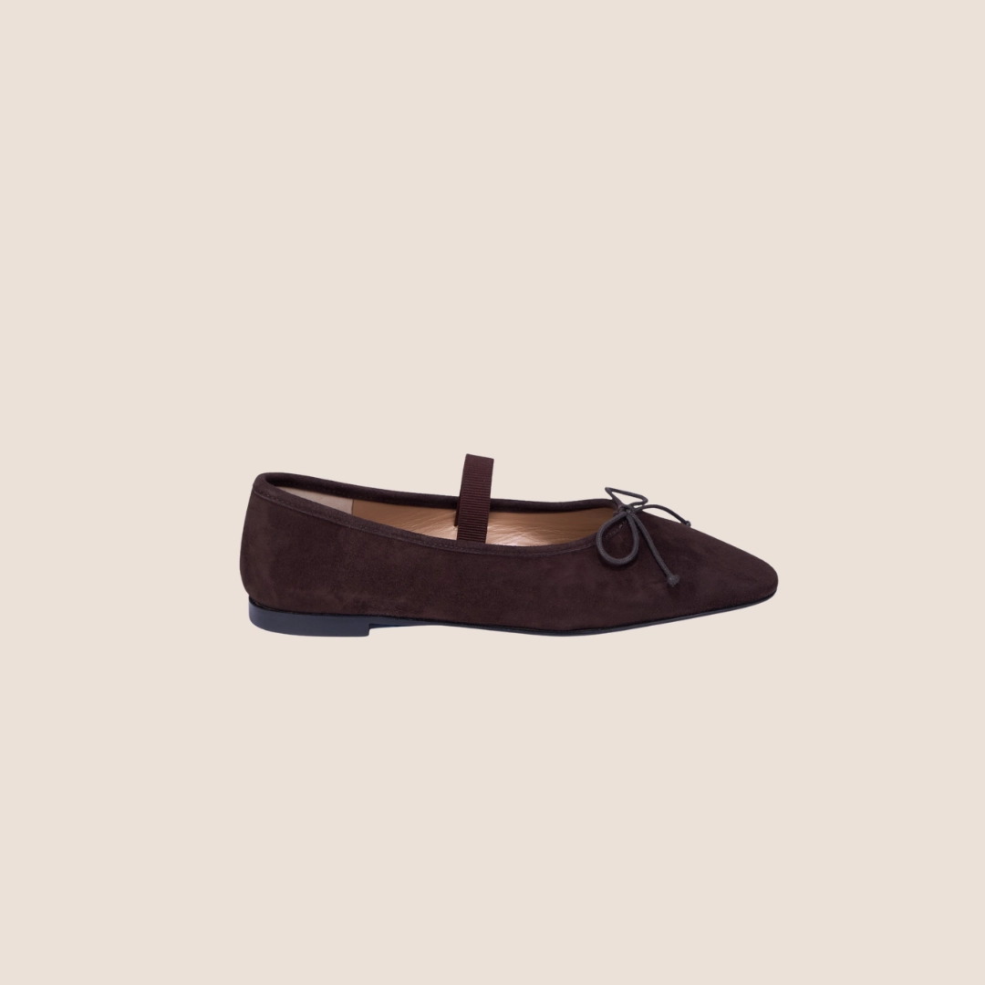 Como Strap - Chocolate Suede Outdoor Use Classic Sole