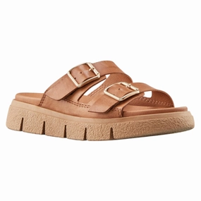 UV Resistant Webbing Cougar Piera Leather Tan Sandal (Women's)