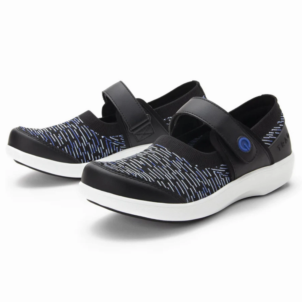 Traq? By Alegria Qutie Blue Dash Shoe (Women's) Indoor style