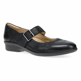 Collette Black Burnished Nubuck Abrasion Resistant Toe
