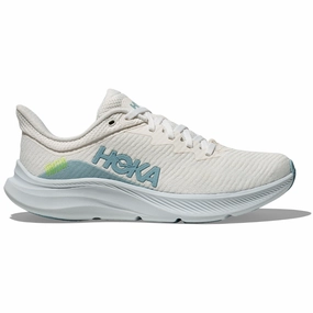 All Fit Style Outdoor Leisure Hoka Solimar White/Tundra Blue Running Shoe (Women's)