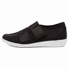 Ziera Urban Black Neoprene Shoe (Women's) Slip Friendly suede upper