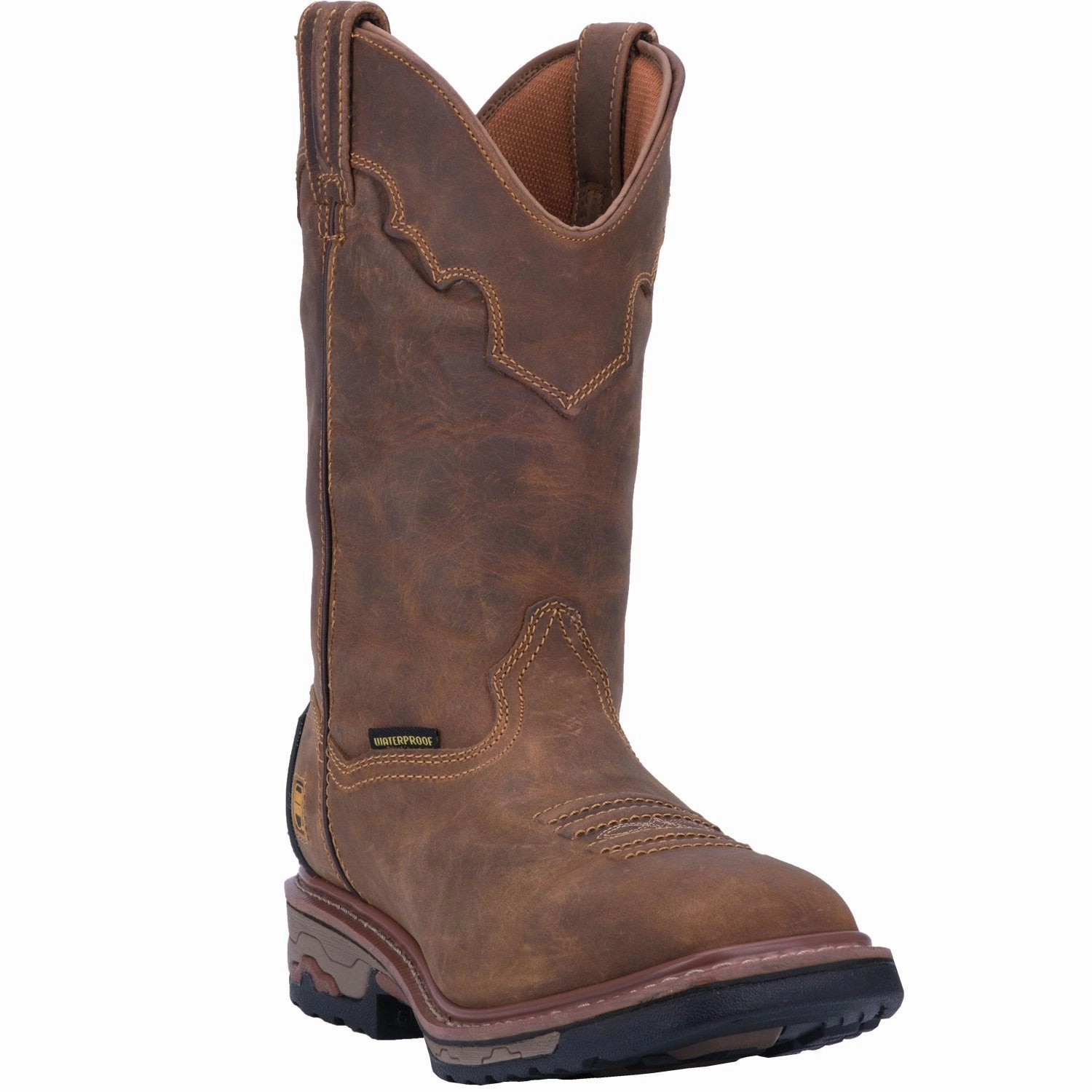 Rugged Built Winter Walker All Fit Dan Post Men's Blayde- Waterproof - Saddle Tan