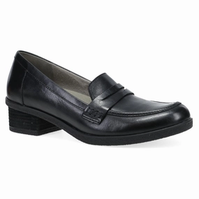 Stream Hike Canvas Soft Dansko Danica Black Waterproof Burnished Loafer (Women's)