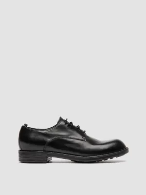 construction DIARY 009 - Black Leather Derby Shoes