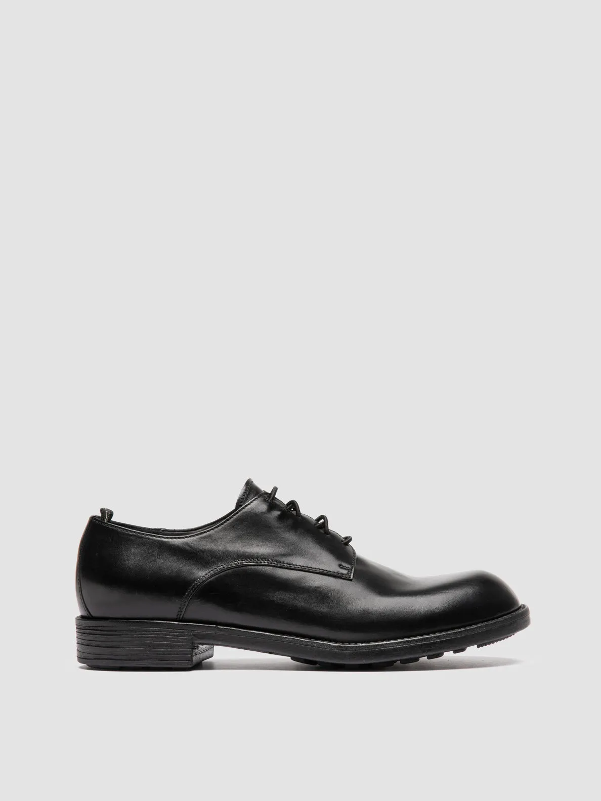 construction DIARY 009 - Black Leather Derby Shoes