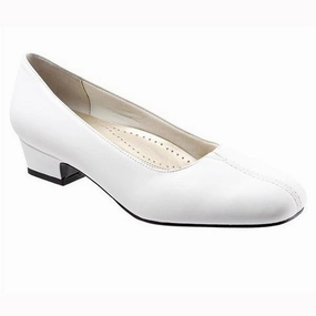 Doris White Leather Pump (Women's) Luxury Mood Everyday Basics
