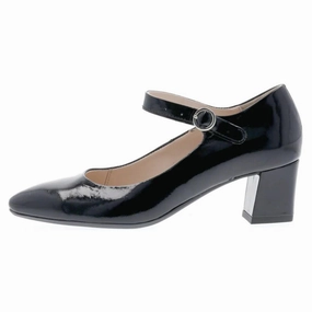 Heel Cap Ara Lynden Black Patent Mary Jane (Women's)