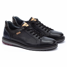 Eco Friendly Material Construction Pikolinos Berna Black Leather Shoe (Men's)