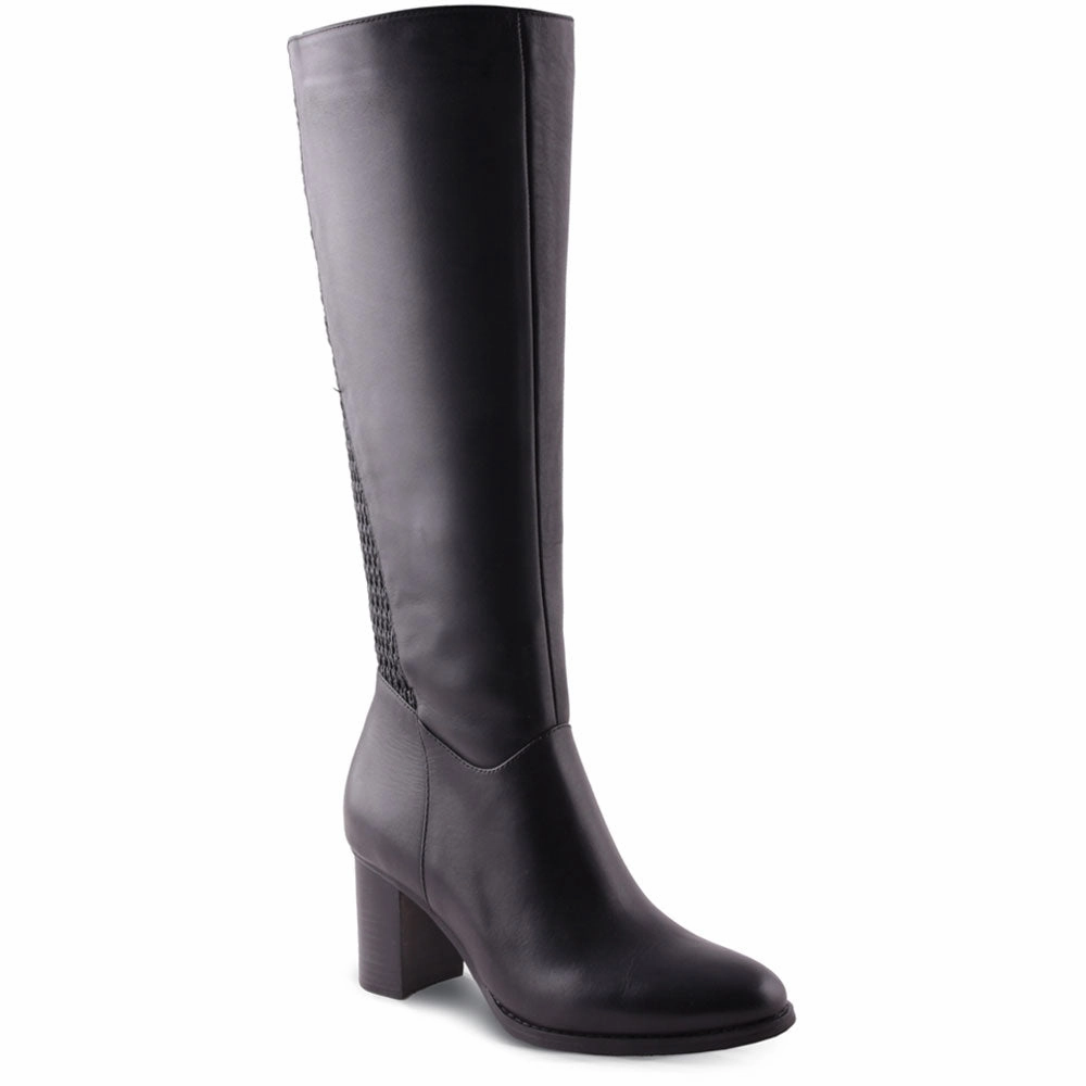 AquaDiva Tessa Waterproof Boot Black (Women's) Daily Smart
