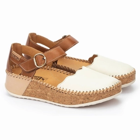 Breathable Upper Pikolinos Marina Nata Leather Sandal (Women's)