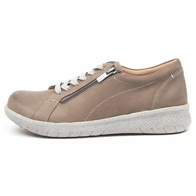 Smooth Lining Active Gear Ziera Solar Taupe Nubuck Sneaker (Women's)