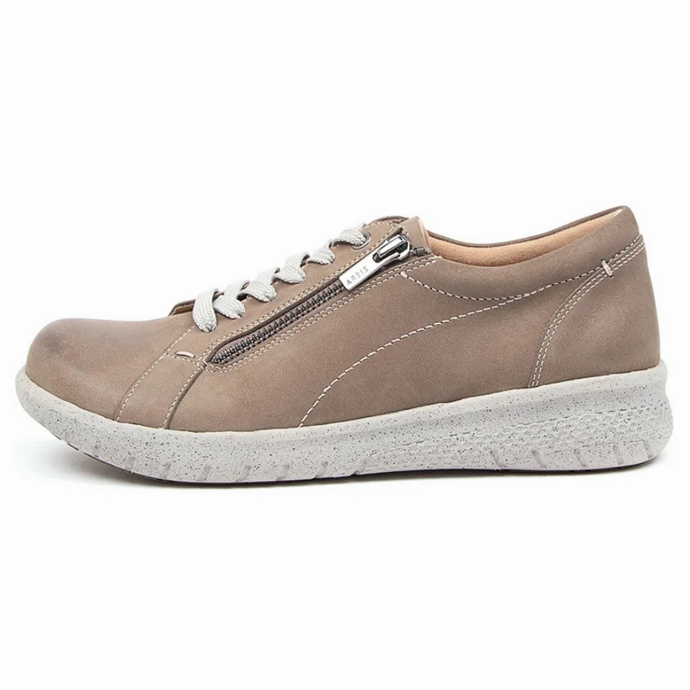 Smooth Lining Active Gear Ziera Solar Taupe Nubuck Sneaker (Women's)