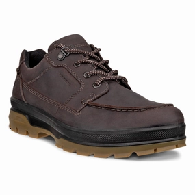 Pilates Cool Ecco Rugged Track Waterproof Coffee Nubuck Shoe (Men's)