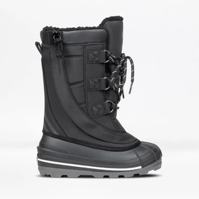 Compression Molded Midsole Slip Resistant Design Black BILLY Ice Boot
