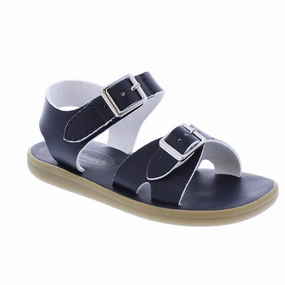 Eco-Tide Velcro Navy Sandal ?C Waterproof, Durable & Lightweight Kids?? Shoe Multi Density Foam Espadrille Style