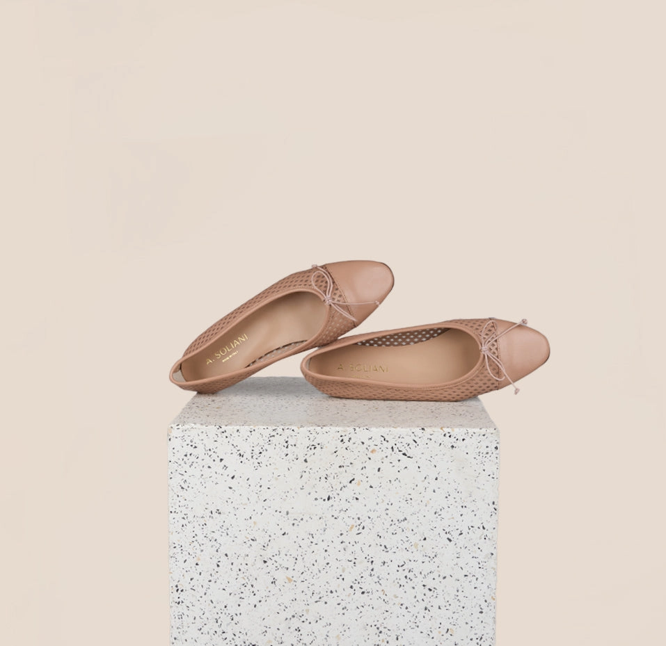Fund Mood Breathable Sole Como -  Perforated Nude