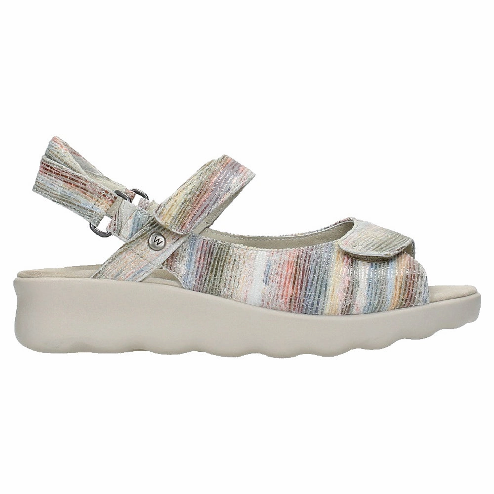 Wolky Pichu Sandal Multi White (Women's) Flexible Grooves