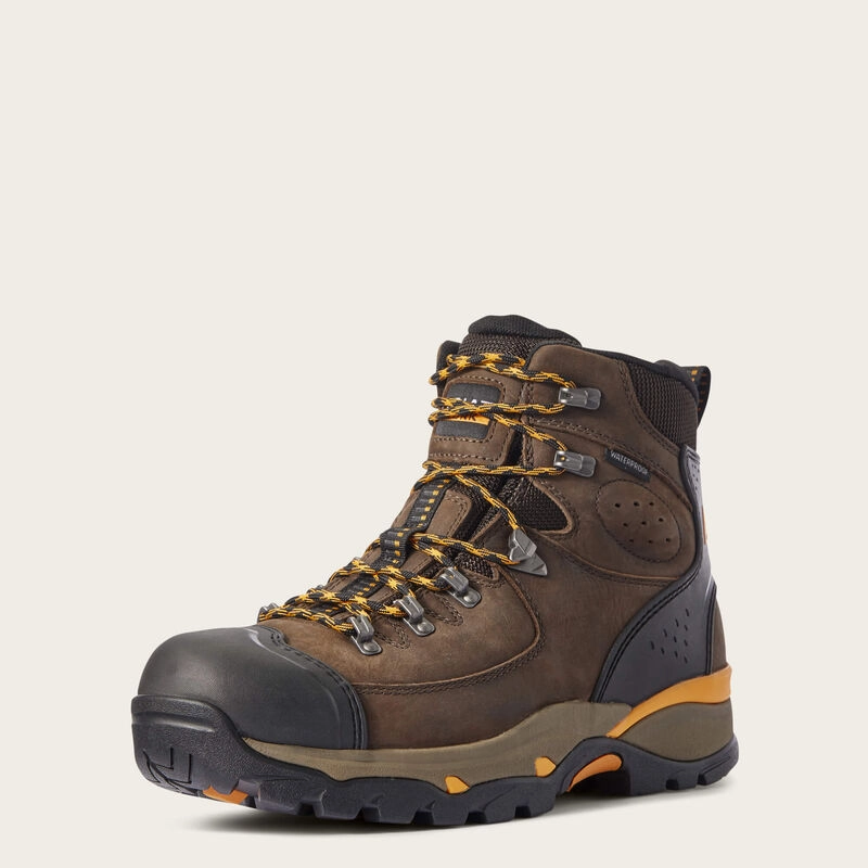 Metallic Buckle Day Wear Endeavor 6" Waterproof Work Boot