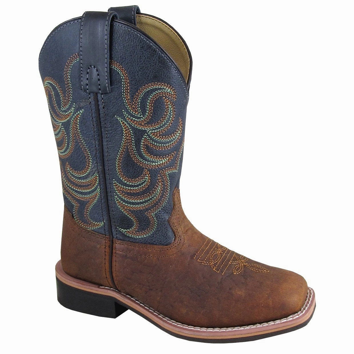 Thermal Core Weekend Camping Grippy Outsole Adventure Seeker Smoky Mountain Children's Jesse Brown/Navy Cowboy Boot