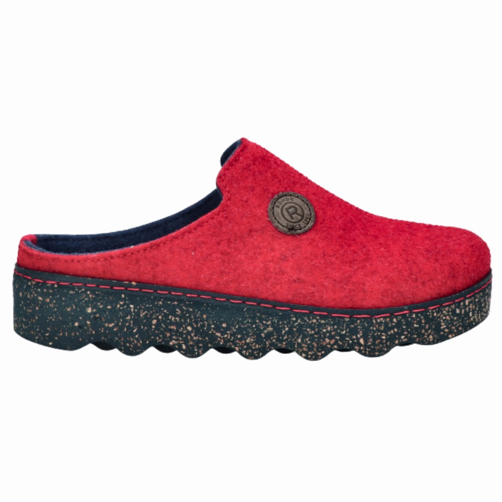 Rohde 6120 Foggia Circle Cherry Slipper (Women's) Comfort collar Travel sandals