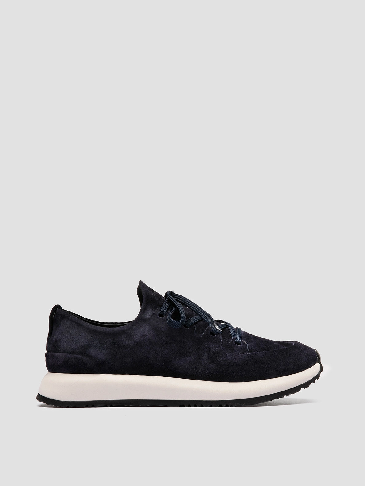 Contoured Heel Cup ENTIRE 001 - Navy Suede Sneakers