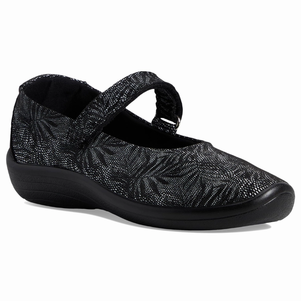 Urban Move Pro Arcopedico Estrela Black Palm Mary Jane (Women's)