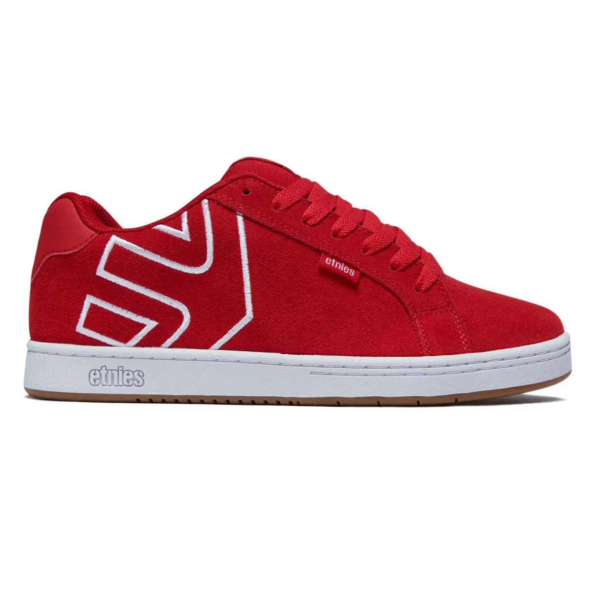 Business Mode Canvas Cool Etnies Fader Shoes - Red/White/Gum