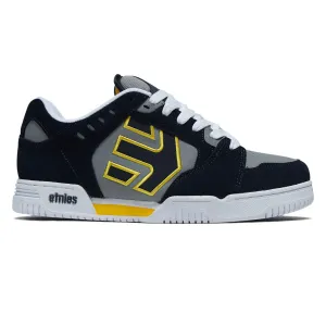 Etnies Faze Shoes - Navy/Grey/Yellow Ventilation holes