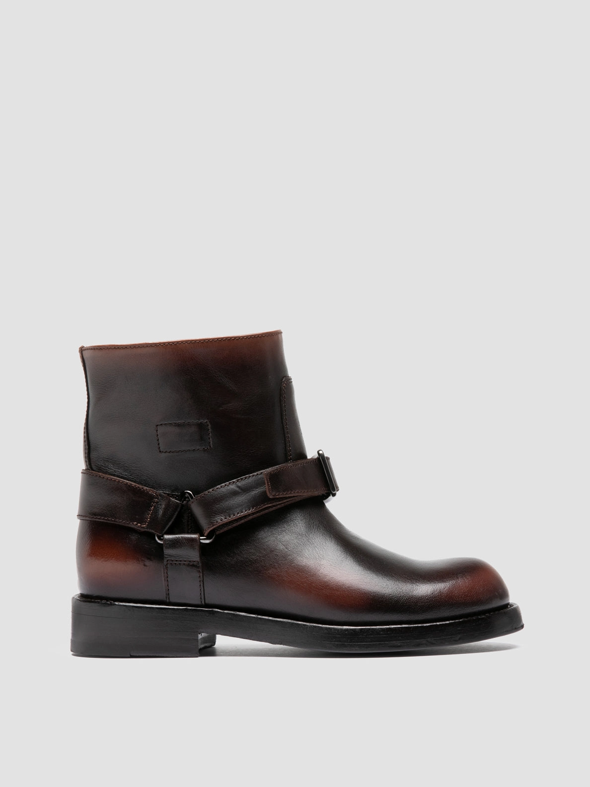 BERYL 009 - Brown Leather Pull-On Boots Toe Protection Tech