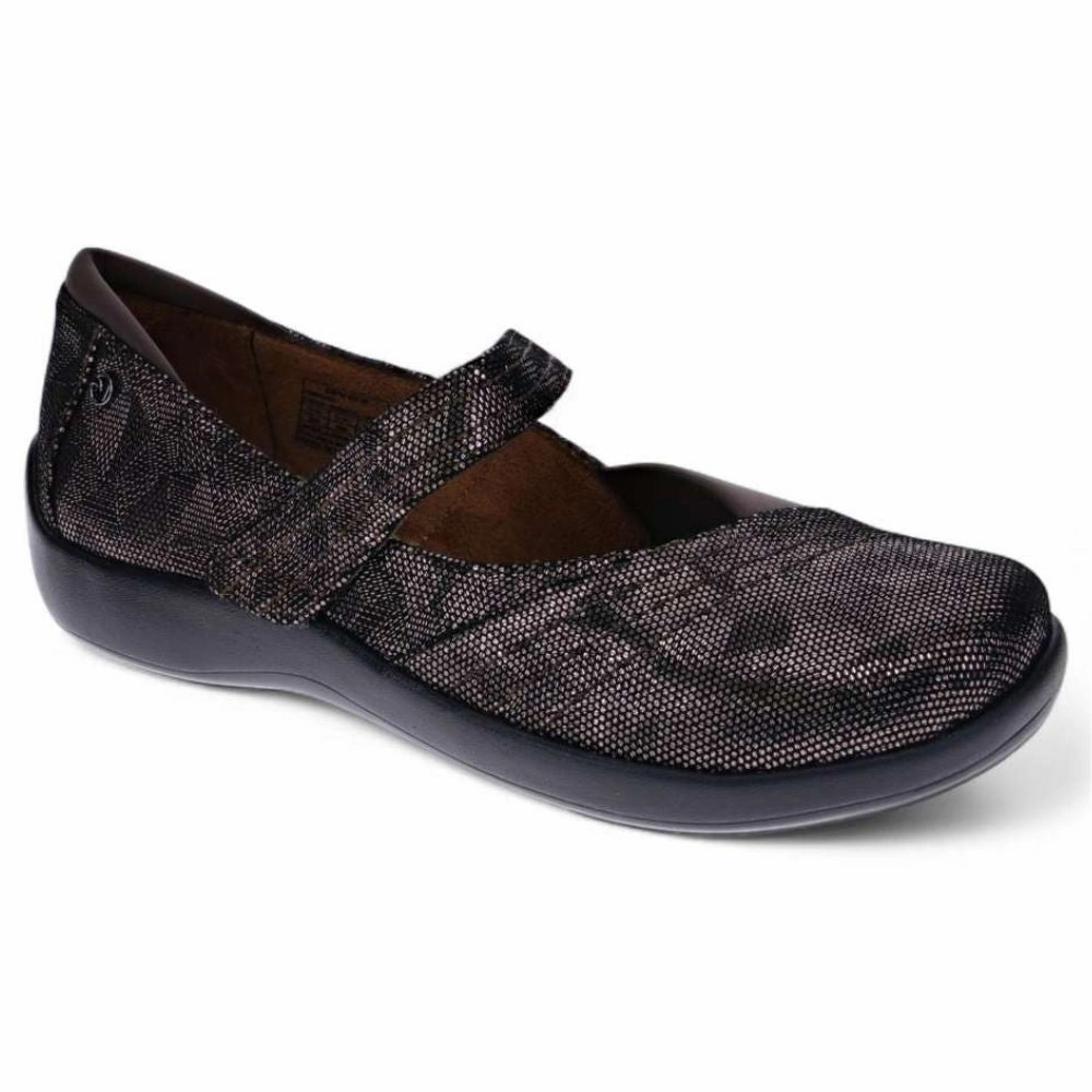 Trendy Cushion Nature Glow Revere Timaru Gunmetal Angle Mary Jane Shoe (Women's)